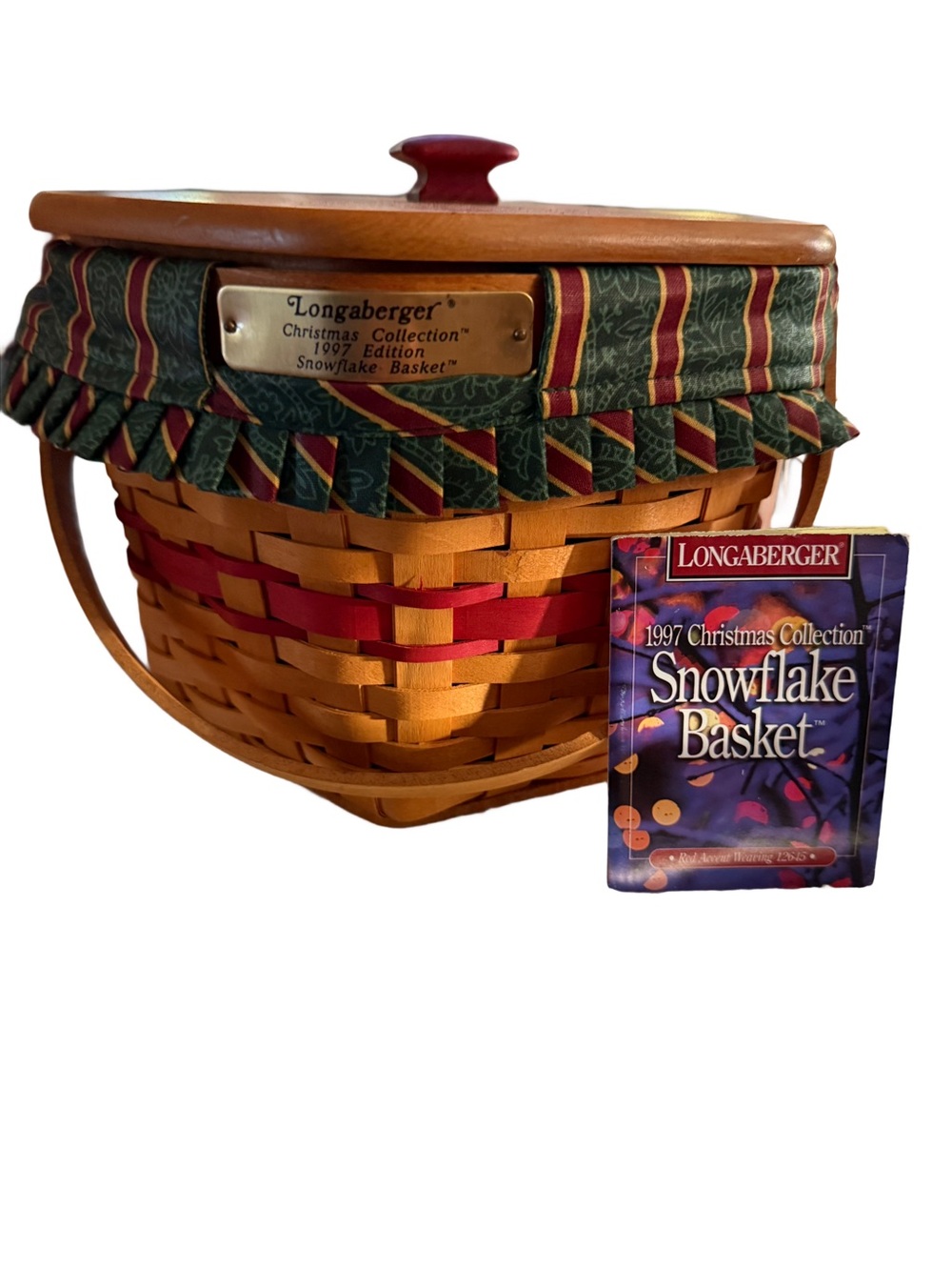 Longaberger 1997 Christmas Collection Snowflake Basket